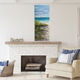 thumbnail image 2 of Stupell Industries Grassy Beach Shore Nature Painting Gallery Wrapped Canvas Print Wall Art, 20 x 48, 2 of 7