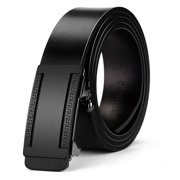 Patrones de uso de cinturones para hombres Cinturón con hebilla automática sin dientes Cinturón de negocios Joker de moda para hombres