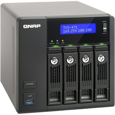 QNAP TVS-471 - NAS server - 0 GB