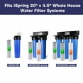thumbnail image 2 of iSpring Whole House Water Filter Cartridge, Carbon Water Filter, 20” x 4.5”, Model: FC25B, 2 of 4