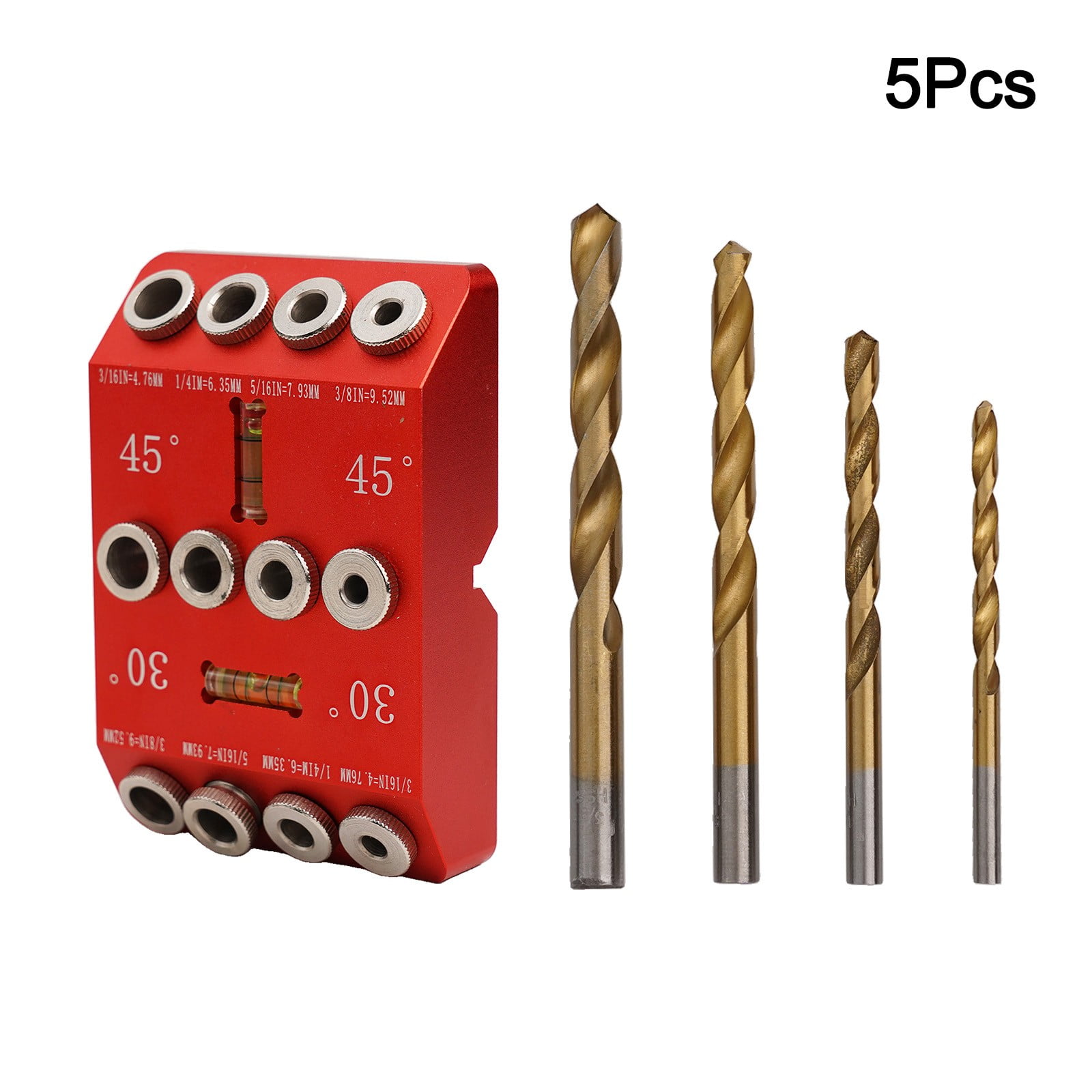 Wodtesl 30 45 90 Degree Angle Drill Hole Guide Jig For Angled And Straight Hole Drill Hole Guide Jig Stable Drilling With Locking Clamp