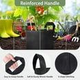 thumbnail image 5 of 3/ 5/10 Gallon Growth Bag , Thick Fabric Flowerpot Suitable for Plants, Strong Handle and Reinforced Stitching, with Label, Black., 5 of 8