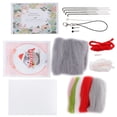 thumbnail image 2 of FLAMEEN Needle Felting Kit, Wool Needle Felting Starter Kit For Beginners For Ute Animal Plush Doll DIY Making Material, 2 of 8