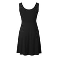 thumbnail image 5 of Women's Summer Sleeveless Scoop Neck Swing Tank Dress - Casual Beach/Party - S-XL Sizes, 5 of 5