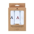 thumbnail image 2 of Umo Lorenzo  Cotton Boxed Initial Alphabet Handkerchiefs (Pack of 3) (Men's), 2 of 3