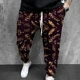 thumbnail image 2 of Pantalones de chándal de moda casual para hombres Pantalones elásticos impresos en 3D de Navidad Pompotops oipoqjl42558, 2 of 5