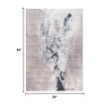 thumbnail image 6 of 2â€™ x 7â€™ Sand Abstract Splash Modern Runner Rug, 6 of 6