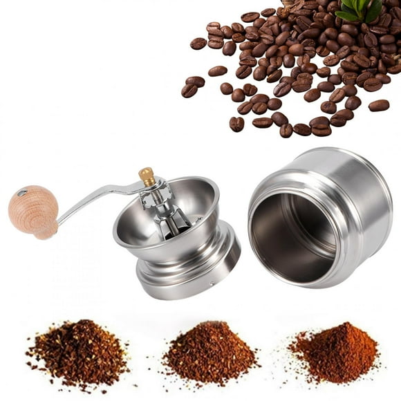Multifunction Stainless Steel Coffee Grinder, Pepper Grinder, Durable Vanilla Nutmeg Salt for Kitchen