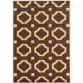 thumbnail image 1 of Allora 5' x 7' Power Loom Polypropylene Rug in Brown and Beige, 1 of 1