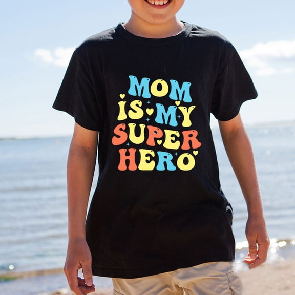 Edvintorg Boys T Shirts Infant Baby Short Sleeve Tees Boys Girls Solid Color T-Shirts Toddler Casual Summer Shirt Tops 1-11Years