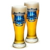 Pilsner â€“ Police Officer Gifts for Men or Women â€“ Law Enforcement Beer Glassware â€“ Tribute Honor Police Barware Glasses Set of 2 (23 Oz)