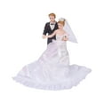thumbnail image 4 of balikha Wedding Cake Dolls Couple Figures for Miniature Scene Anniversary Engagement B B, 4 of 9