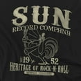 thumbnail image 2 of Sun Records T-Shirt Rockabilly Bird Unisex Graphic Tee For Men & Women, 2 of 7
