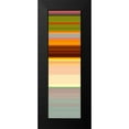 thumbnail image 2 of Grayscale 10x24 Black Modern Framed Museum Art Print Titled - Totem XXX, 2 of 5