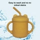 thumbnail image 3 of Vaso de entrenamiento de silicona y pajita para niños pequeños, 8 meses, 3 of 5