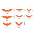 thumbnail image 5 of 1 Set Eye-catching Wall Sticker Add Feeling PVC High Stickiness 3D Spider Bat Window Decal for Home, 5 of 8
