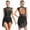 Black, variant on ​​Women Sleeveless Figure Ice Skating Ballet Dance Leotard Lyrical Dress Dusty Pink S