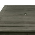 thumbnail image 2 of Vifah Renaissance Outdoor 5-piece Wood Patio Stacking Table Dining Set, 2 of 5