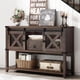 thumbnail image 2 of 46" Rustic Console Table, Farmhouse Entryway Table, Sofa Table with Storage White, 2 of 16