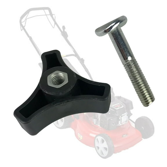 SPRING PARK Lawn Mower Plastic Triangle Handle Knob Nut Screw Bolt Kit Tool Fixing Accessory