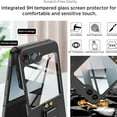 thumbnail image 3 of Dteck Case for Samsung Galaxy Z Flip7 FE / Galaxy Z Flip 6 Case with Ring Holder,Shockproof PC Case Built-in External Screen Protector Slim Stand Cover For Samsung Galaxy Z Flip 6/Flip7 FE,Black, 3 of 7