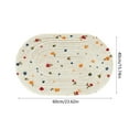 thumbnail image 3 of Uklsqma Carpet Bathroom Non Slipping Mat | Absorbent Polyester Floor Mat | Quick Drying Anti Slip Foot Mat for Entrance Bedroom | Washable Durable Soft Area Rug 23.6X15.7 In, 3 of 6