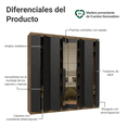 thumbnail image 4 of Ropero Closet Madesa Venus 8 Puertas 2 Espejos 216cm MN, 4 of 9