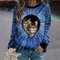 thumbnail image 1 of Pntutb Mujer Camisas Gráfico Impreso Manga Larga Cuello Redondo Sudadera Pullover Tops Cómodos Pntutb Pntutb-5489, 1 of 4