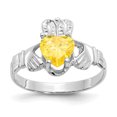 thumbnail image 1 of Bague Clé de Naissance en Or Blanc 14K, 1 of 2