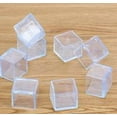 thumbnail image 2 of DALX 4pcs/set Table Foot Cap Rubber Chair Leg Protector Square Furniture Floor Foot Pad, 2 of 10