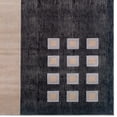 thumbnail image 2 of Linon Home Decor Milan Area Rug Collection, Black and Garnet, 1.1' x 2.1', 2 of 2
