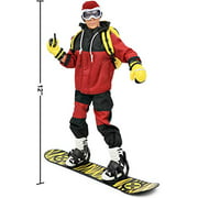 Click N' Play Sports and Adventure Snowboarding 12" Inch Action Figure Play Set with Accessories.