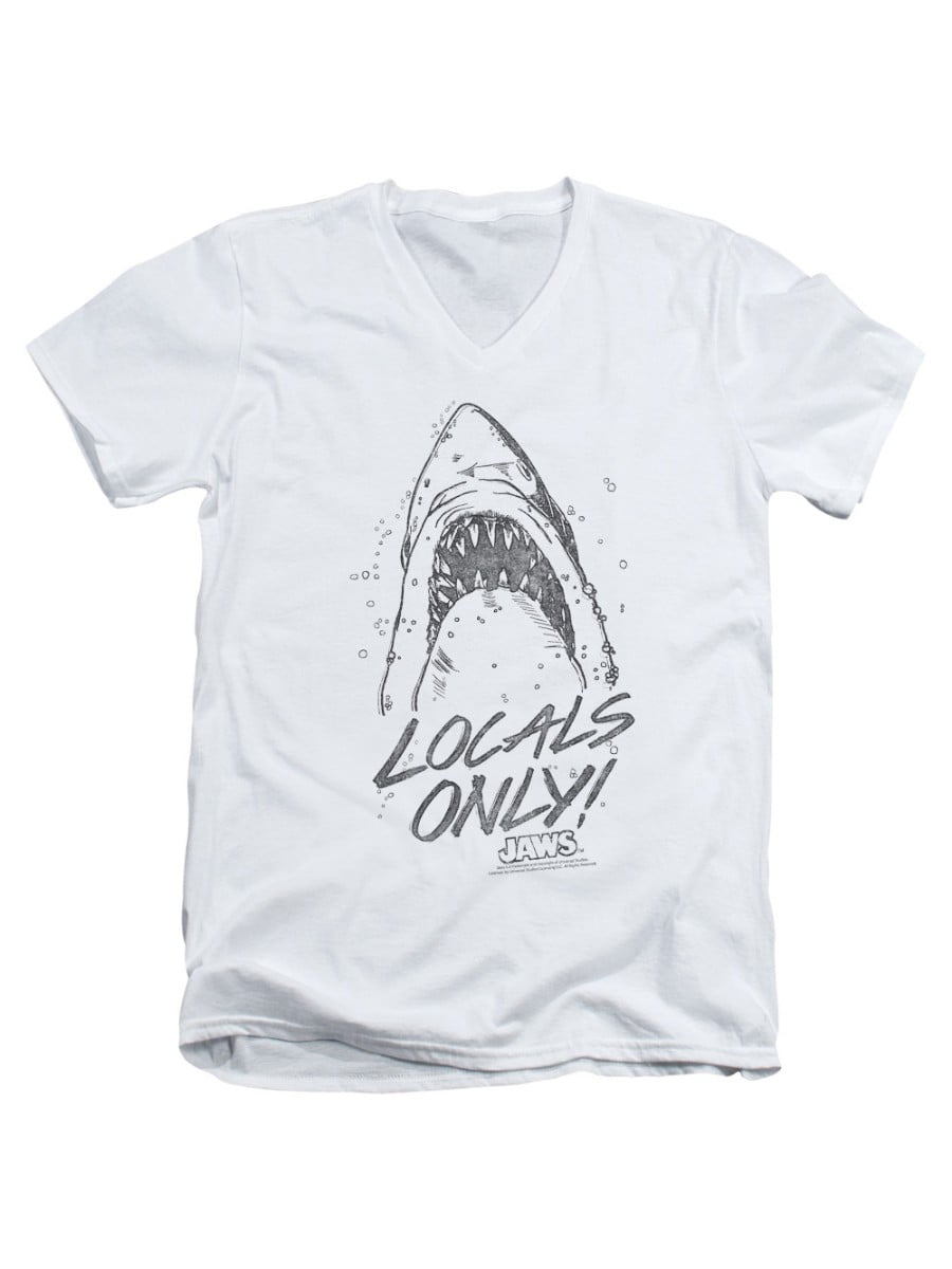 Jaws Cage Goes In The Water Shark Is In Water Adult T Shirt Great Classic Movie