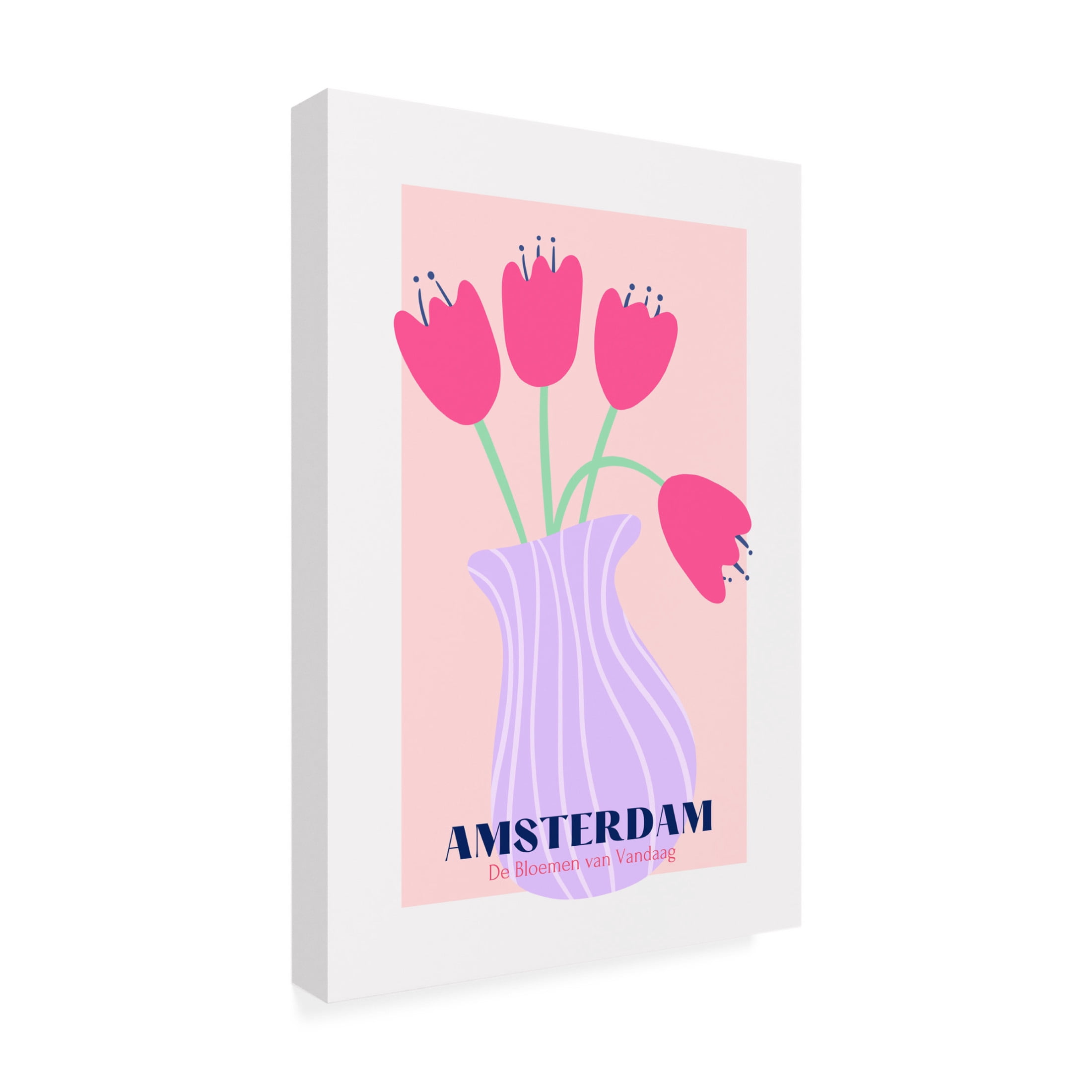 Trademark Fine Art Athene Fritsch Amsterdam Tulips Canvas Wall Art