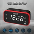 thumbnail image 6 of JENSEN JEP-150 Clck Rado Emrgnct Prprdness AM/FM Weather Band Clck Rado, 6 of 6