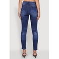 thumbnail image 5 of Womens WAX Mid Rise Distressed Jeans, 5 of 5