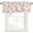 White, variant on Peach Valances for Windows Farmhouse Kitchen Curtains Valances Rod Pocket Valance Curtains for Windows Spring Floral Green Leaf Botanical Pink Fruit Window Valances for Bathroom Bedroom 42"x12"