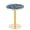 Blue+Gold, variant on NYEESS 23.6 Inch Round Tulip Dining Table, Faux Marble Kitchen Table with Gold Stainless Steel Pedestal for 2-4, Bistro Table for Dining Room Café