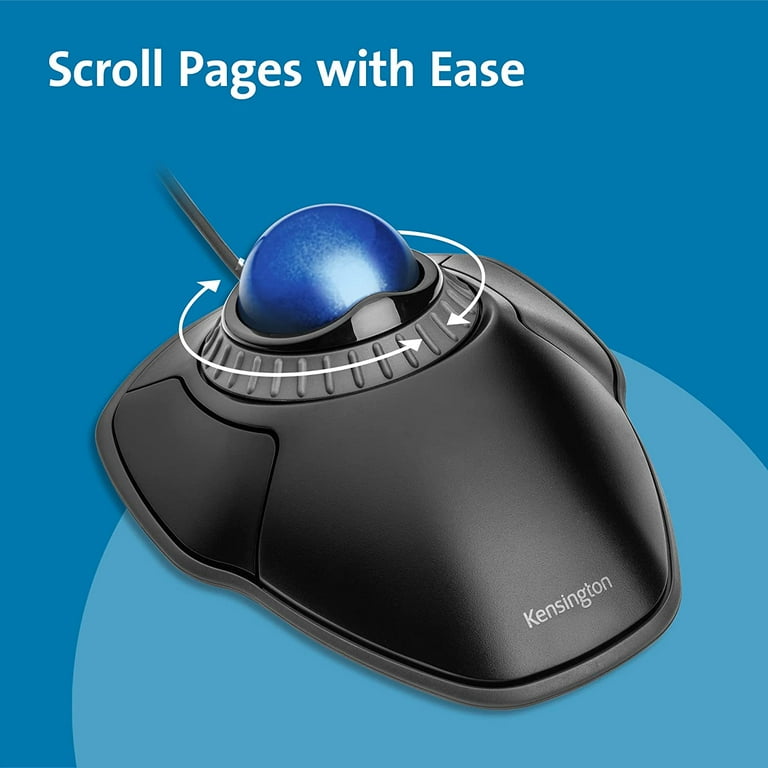 Kensington Orbit Trackball Mouse with Scroll Ring (K72337US