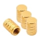 thumbnail image 5 of 4 tapones para válvulas de neumáticos con junta tórica de goma, herméticos y a prueba de polvo. Oro, 5 of 9