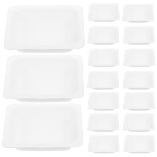 SHISUYAN 50pcs Weigh Pans Measuring Weigh Boat Chemistry Weigh Boat Dry Powder Container (7ml)