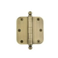thumbnail image 7 of Grandeur Balhng-Rd-Mar-Res-3.5 Solid Brass 3.5" Ball Tip Designer Hinge - Brass, 7 of 7