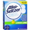 2 Pack - Alka-Seltzer Effervescent Tablets Lemon Lime 36 ea