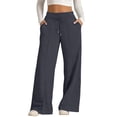thumbnail image 5 of Landzoo Teen Girls Athletic Pants Straight Leg Sweatpants With Pockets And Drawstring Fall Casual Kid Girls Baggy Trousers, 5 of 5