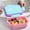 Multicolor-6C, variant on MMJ Sealed Plastic Lunch Box with Compartments Leakproof for Office Work Microwave Safe 8.3x6.3x3.2in