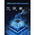 thumbnail image 3 of Adaptador de carcasa SSD V VCOM M.2 NVME SATA USB 3.2 Gen 2 10 Gbps, 3 of 7
