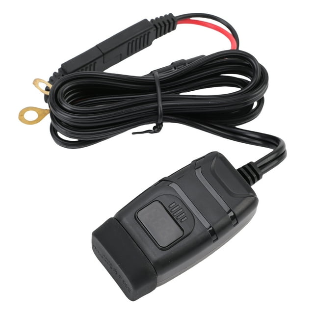 Cargador De Motocicleta Con Interruptor De Voltímetro 30W PD Y 18W QC3.0 Doble Cargador USB Para Motocicleta ATV ATV Con Cuchillo De Voltaje LED 2 Métodos De Montaje Conexión