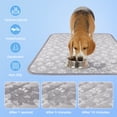thumbnail image 5 of Aship Dog Cooling Mat, 36'' x 27'' Self-Cooling Mat for Dog Cat, Arc-Chill Cooling Fiber & Endothermic Color Changing Cooling Pad for Hot Summer, Washable Non-Toxic & Foldable, 5 of 8