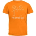 thumbnail image 1 of I've Got Your Back Stick Figure Orange Youth T-Shirt, 1 of 1