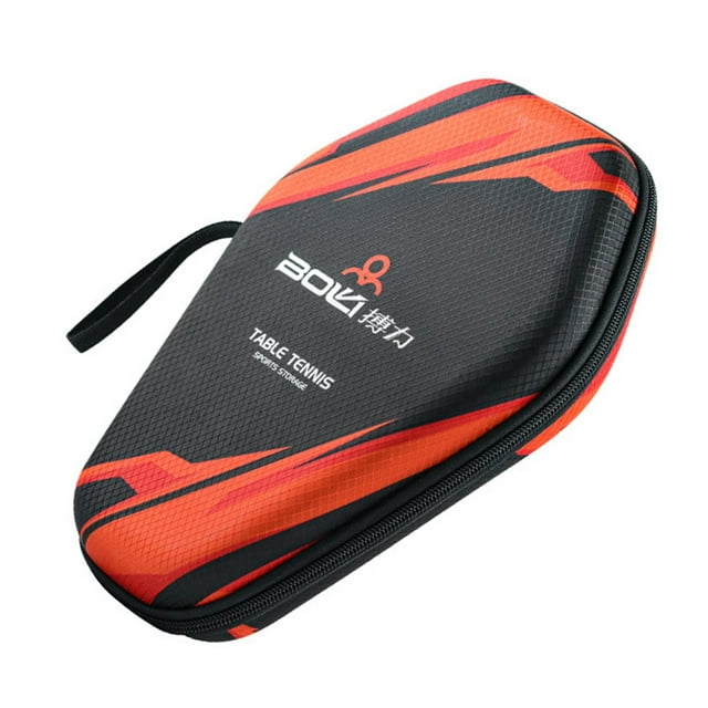 Guardoinrt Versatile Protective Cover For Table Tennis Rackets Paddle Case Lightweight Carrier Bag Travel Or Sports Stable Red Black 27x18x5.2cm